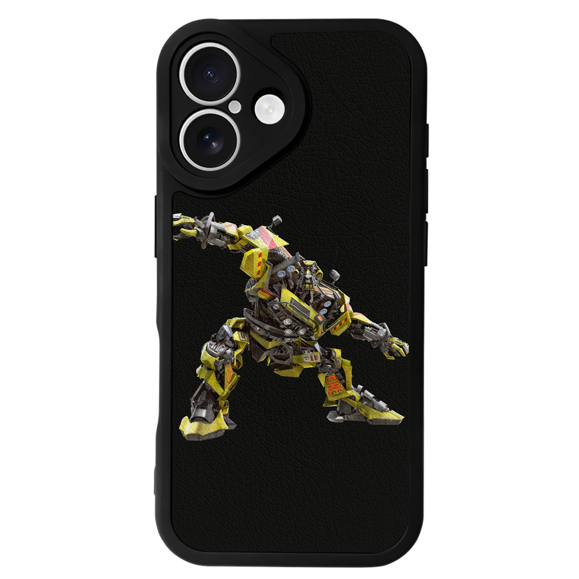 （画像用） Transformers トランスフォーマー 【iPhone 16シリーズ対応】シリコンスマホケース（レザー調） 材質：シリコン